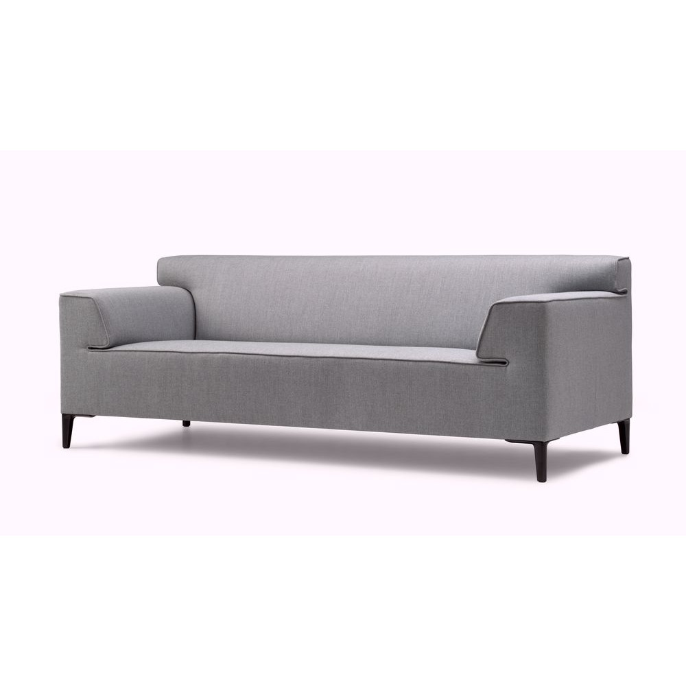 Sofa Edit von Pode in grau in Frontansicht