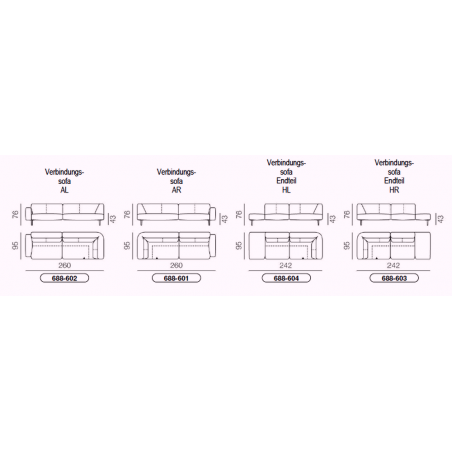 Sofa Melloo von Pode