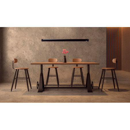 Esstischleuchte Onyxx Linea Pro von Grimmeisen in der Ansicht im Innenbereich