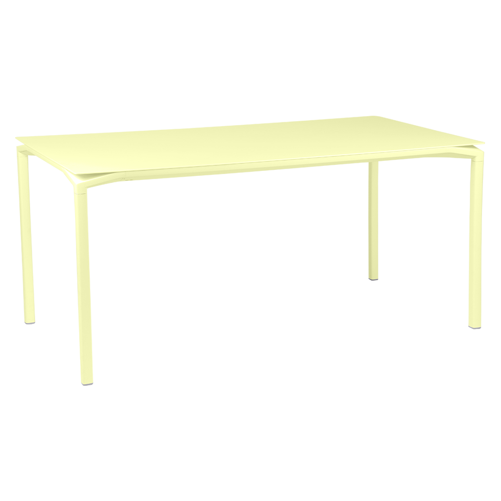 Tisch Calvi in 160cm x 80cm von Fermob in Zitonensorbet