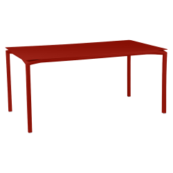 Tisch Calvi in 160cm x 80cm von Fermob in Mohnrot