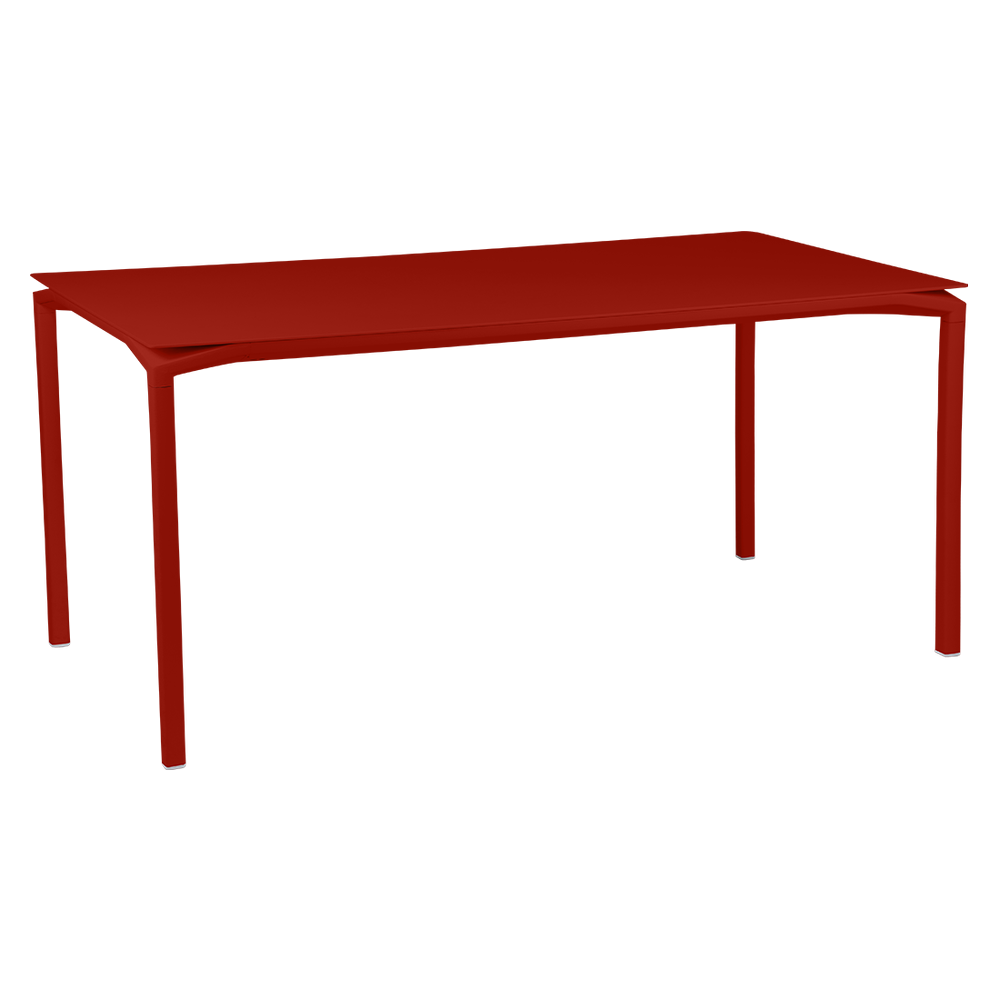 Tisch Calvi in 160cm x 80cm von Fermob in Mohnrot