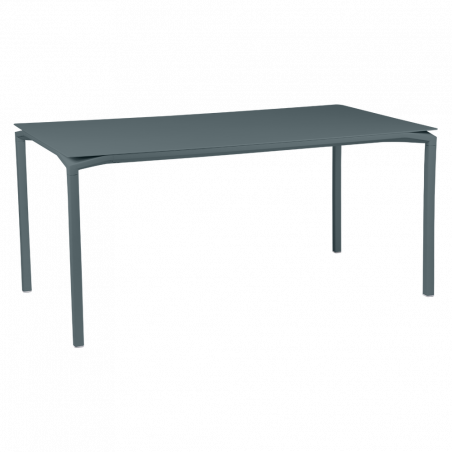 Tisch Calvi in 160cm x 80cm von Fermob in Gewittergrau