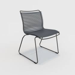 Stuhl Click von Houe ohne Armlehnen grau