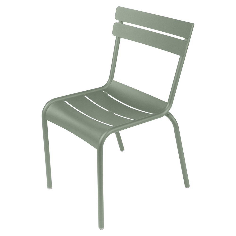 Stapelbarer Stuhl Luxembourg aus Aluminium von Fermob in Rosmarin