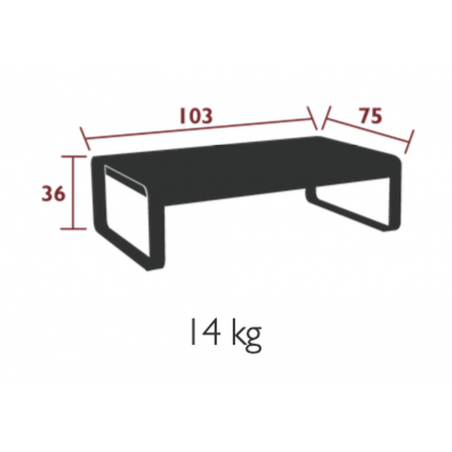 Couchtisch Bellevie von Fermob, Ausstellungsstück