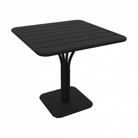 Tisch Luxembourg in 80cm x 80cm mit Mittelfuß von Fermob