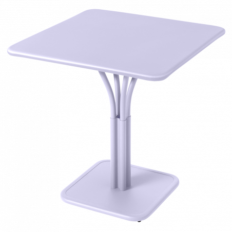Tisch Luxembourg in 80cm x 80cm mit Mittelfuß von Fermob