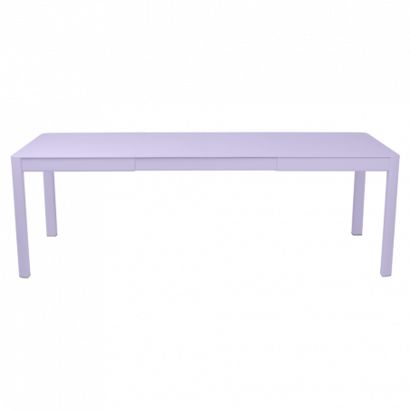 Ausziehbarer Tisch Ribambelle von Fermob von 149cm auf 234cm erweiterbar in Marshmallow