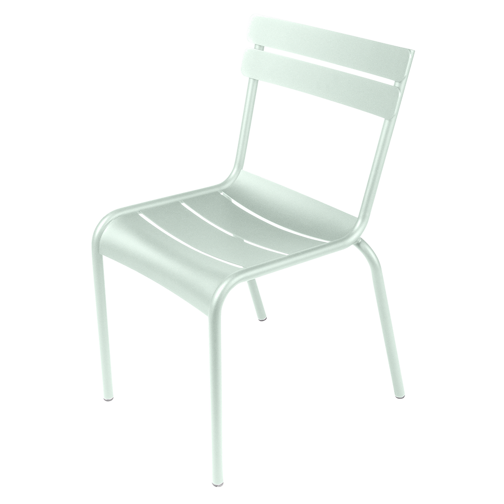 Stapelbarer Stuhl Luxembourg aus Aluminium von Fermob in Minze