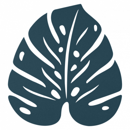 Untersetzer Monstera in Blatt Design von MelleMimijolie und Fermob