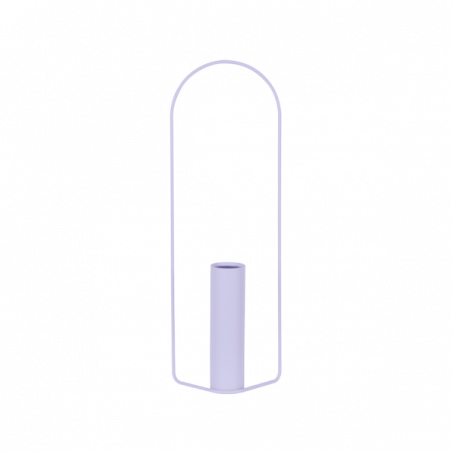 Vase Itac von Fermob zylindrisch in Farbe MArshmallow