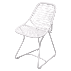 Leichter Stuhl Sixties von Fermob in Baumwollweiß