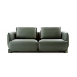 naila sofa leolux wohndesign berlin gerades Sofa 2 sitzer leder