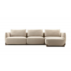 naila sofa leolux wohndesign berlin gerades Sofa mit recamiere