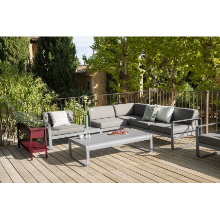 Wetterfestes Sofa Bellevie von Fermob 2er Sitzmodul mit einer Armlehnen rechts