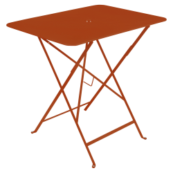 Wetterfeste Bistrotische 77 x 57 cm klappbar Metall fermob kandierte Orange