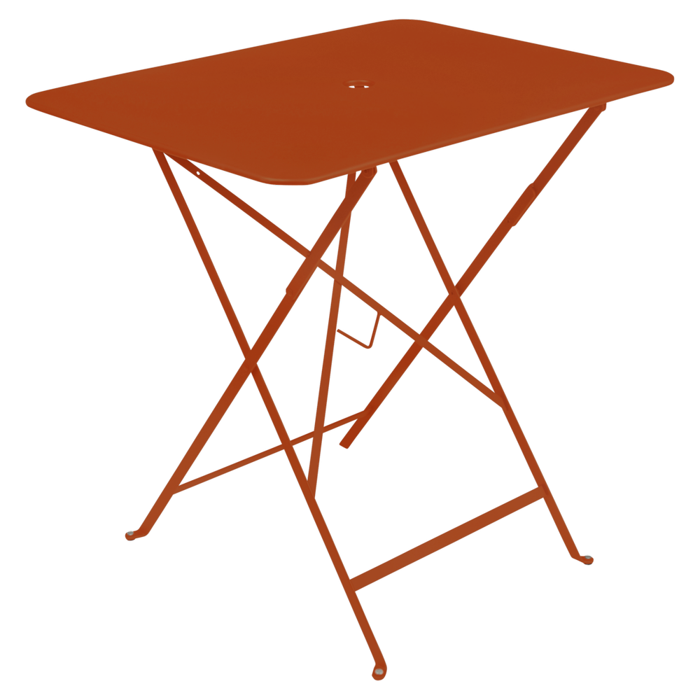 Wetterfeste Bistrotische 77 x 57 cm klappbar Metall fermob kandierte Orange