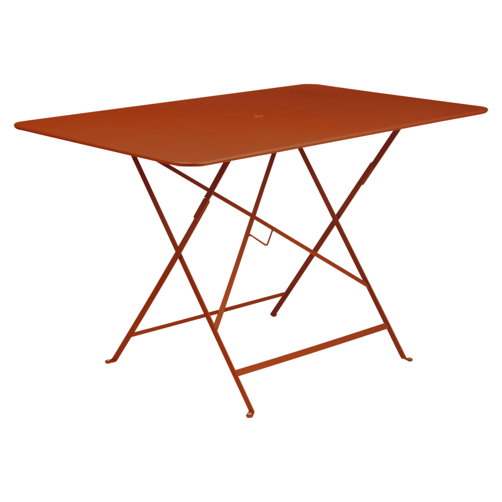 Wetterfester Tisch Bistro in 117cm x 77cm von Fermob in kandierte Orange