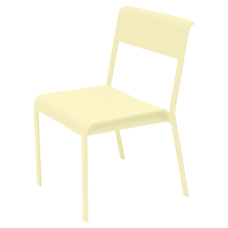 Leichter Stuhl Bellevie aus Aluminium von Fermob in Zitronensorbet