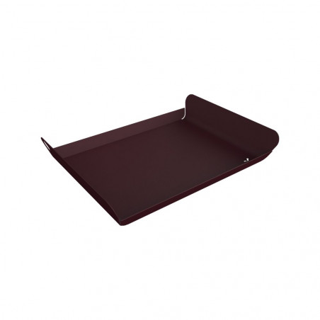 Kleines Tablett Alto von Fermob in Farbe Schwarzkirsche