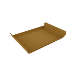 Kleines Tablett Alto von Fermob in Farbe Lebkuchen