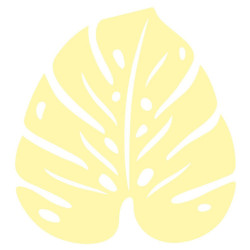 Untersetzer Monstera in Blatt Design von MelleMimijolie und Fermob