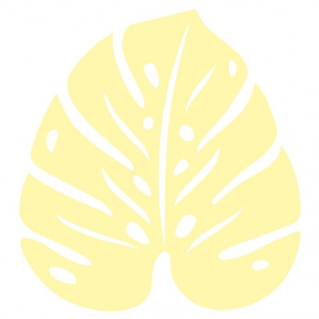 Untersetzer Monstera in Blatt Design von MelleMimijolie und Fermob
