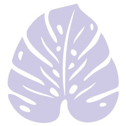 Untersetzer Monstera in Blatt Design von MelleMimijolie und Fermob